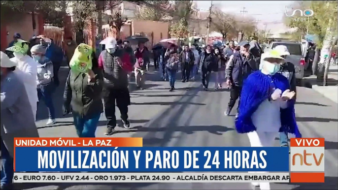 Movilización y paro de 24 horas del hospital Clínicas