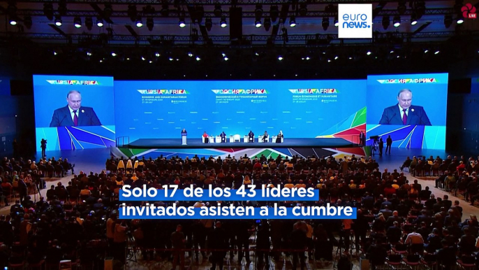 Vladimir Putin intenta ganarse a los líderes africanos tras el colapso del acuerdo del grano