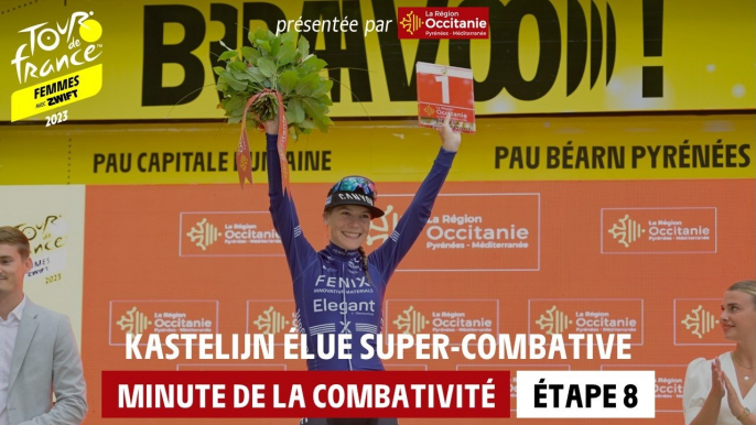 Region Occitanie most aggressive rider minute - Stage 8 - Tour de France Femmes avec Zwift 2023