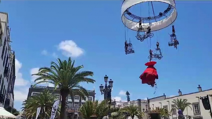 Bicicletas en el cielo en Santa Ana, Las Palmas de Gran Canaria