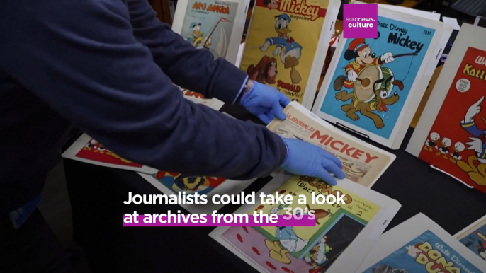 Step inside Walt Disney's office and take a look inside the House of Mouse's 100 year-old archives