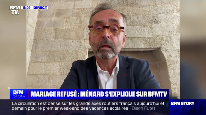 Mariage refusé à Béziers: Robert Ménard "assume" d'être allé à l'encontre de la décision de justice