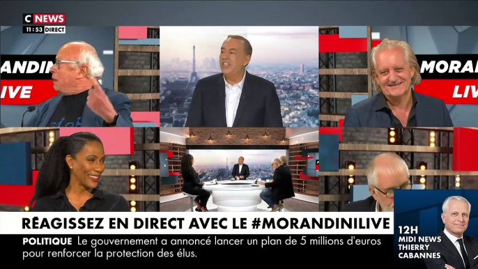 Regardez la dernière minute de la saison 6 de Morandini Live : "Contrairement à ce que disent certains, c'est grâce à Vincent Bolloré que nous sommes aussi libres sur CNews ! Venez bosser avec nous et vous verrez !"