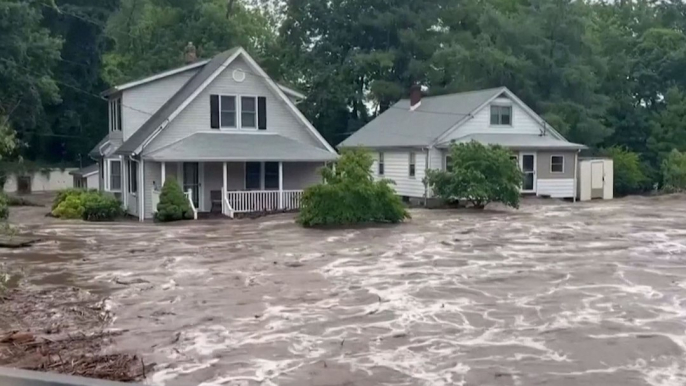 Heavy rains set off flash floods in New York state