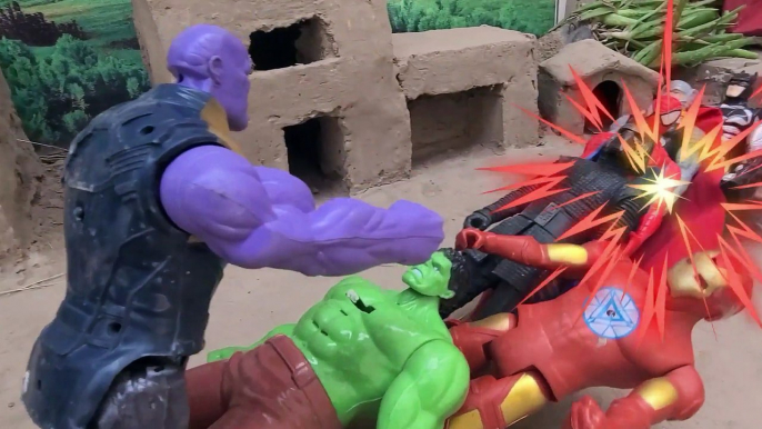 SUPERHERO AVENGERS, HULK SMASH VS IRON SPIDER-MAN VS IRON MAN, THOR, THANOS, CAPTAIN AMERICA PART 1