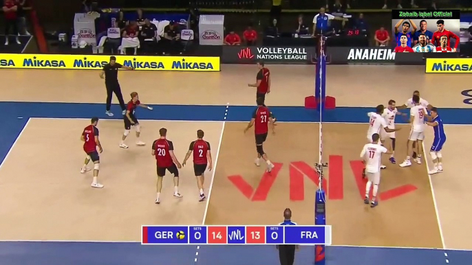 France vs Germany Highlights Men's Volleyball Nations League 2023