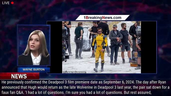 Ryan Reynolds and Hugh Jackman film first scenes for Deadpool 3 - 1breakingnews.com