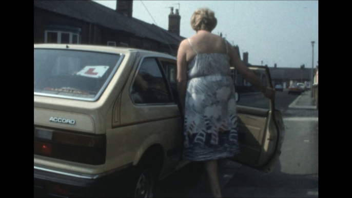 A drive through Sunderland in the 1980s as seen on time-lapse cine reel