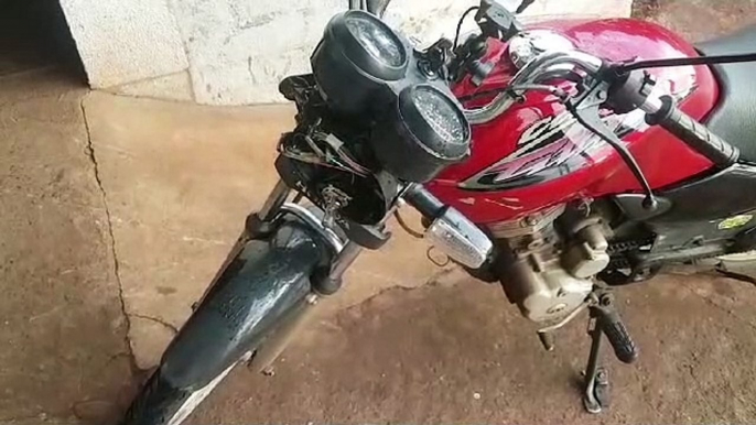 Jovem fica ferido ao sofrer queda de moto no Bairro Cascavel Velho