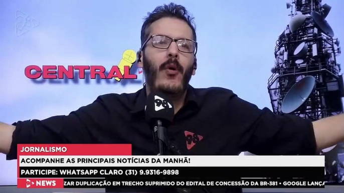 Central 98 - Deem o grito, denunciem, disse Lucas Rage sobre a situação precária dos ônibus em BH.