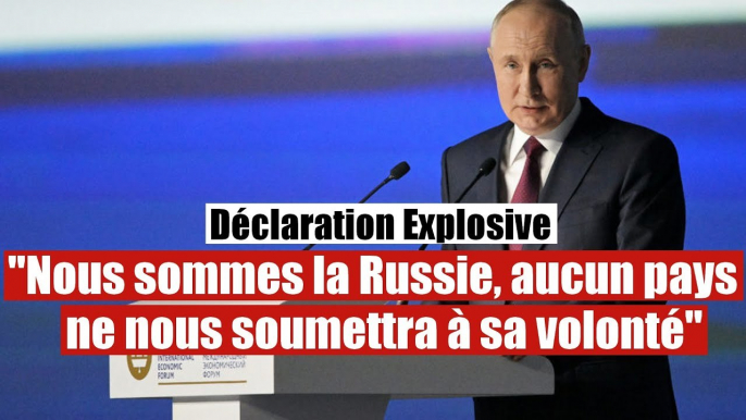 "Nous sommes la Russie, nous ne nous plierons devant aucun autre pays"