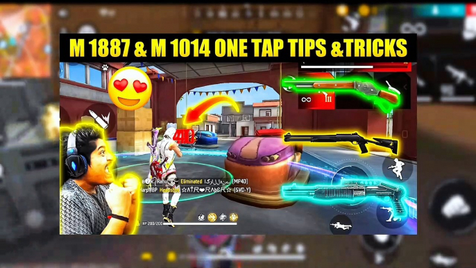 Free Fire M1887 Headshot Tips And Tricks|Free Fire Shotgun One Tap Headshot Trick|Bot Sanju