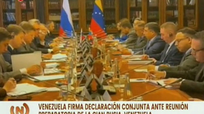 Venezuela y Rusia firman una declaración conjunta que apunta a la cooperación energética bilateral