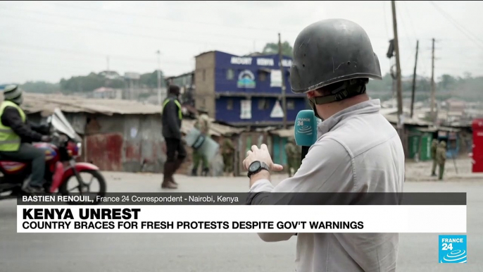 Kenyan protesters hurl rocks at police as three-day tax protests begin