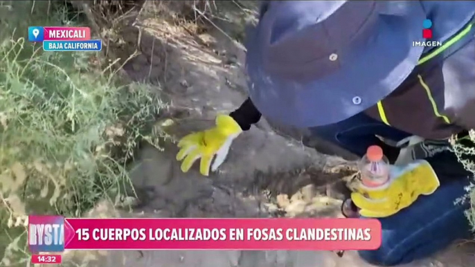 Localizan 15 cuerpos en fosas clandestinas