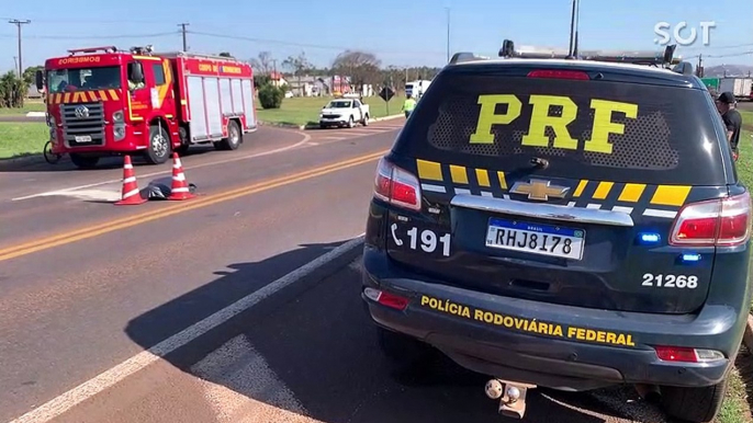 Ciclista morre atropelado na BR-277, próximo ao Trevo do Guarujá, em Cascavel