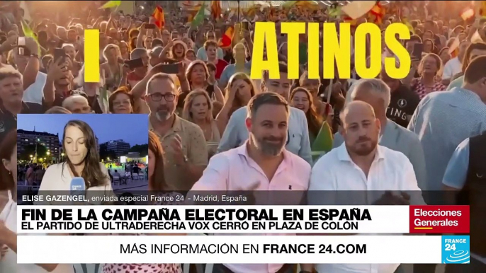 Informe desde Madrid: partido Vox cierra campaña de cara a los comicios generales