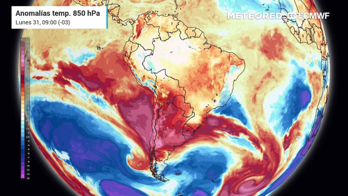 Gran contraste de temperaturas en Argentina al comenzar agosto