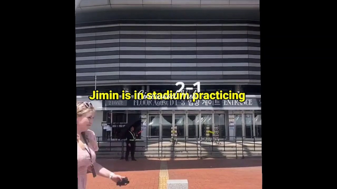 Jimin Live At Suga Concert  - Jimin Rehearsal To Perform