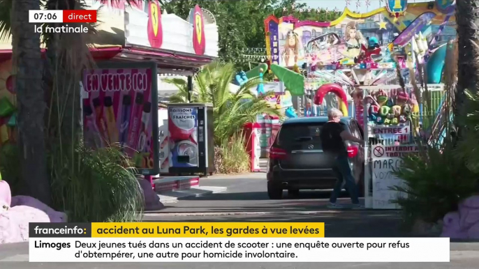 Accident mortel à Luna Park: Quatre hommes, dont le gérant du parc d'attraction, libérés de garde à vue hier soir - L’enquête se poursuit pour déterminer les causes de l'accident - VIDEO