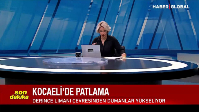 Kocaeli Derince Limanı mevkiinde patlama: Dumanlar yükselen bölgeye ekipler sevk edildi