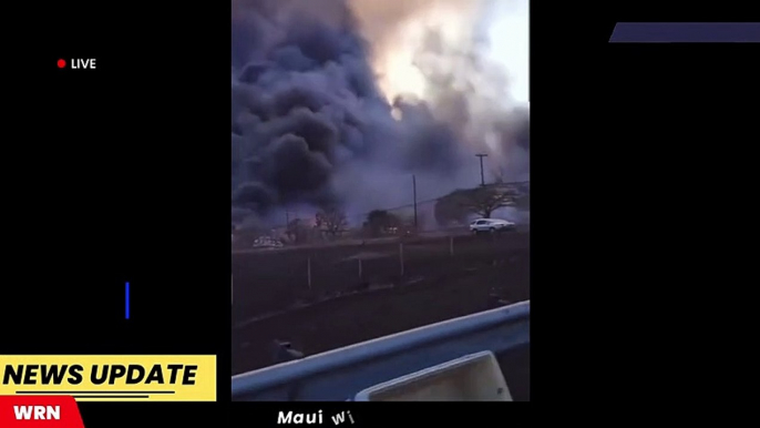 Footage of Maui Fire, Maui wildfires rage in Hawaii