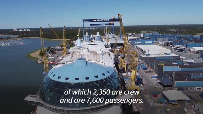 World's largest cruise ship nears completion in Finland