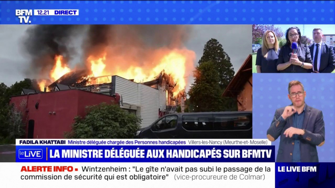 Fadila Khattabi, ministre chargée des Personnes handicapées, sur l'incendie à Wintzenheim: "Le gouvernement est pleinement mobilisé aux côtés des associations et des familles de victimes"