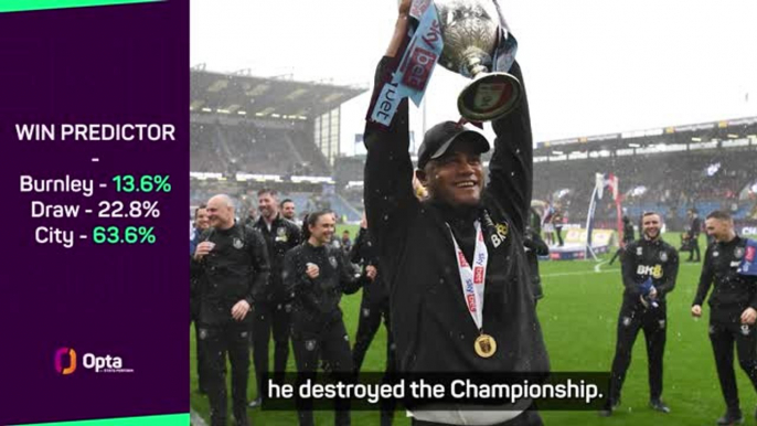 Kompany has done an 'incredible' job at Burnley - Guardiola