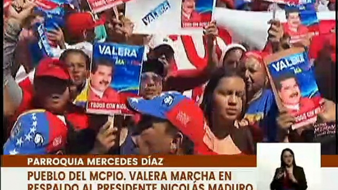 Trujillo | Habitantes del mcpio. Valera se movilizan en respaldo del Presidente Nicolás Maduro