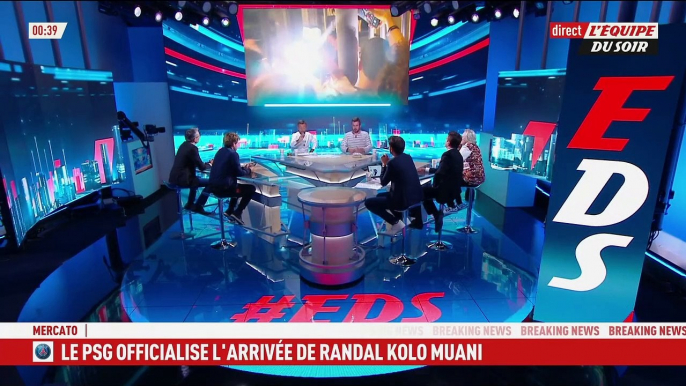 Randal Kolo Muani sort du siège du PSG