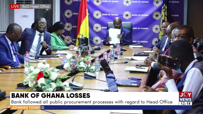 JoyNews Today || Bank of Ghana Losses in 2022: Governor addresses news conference