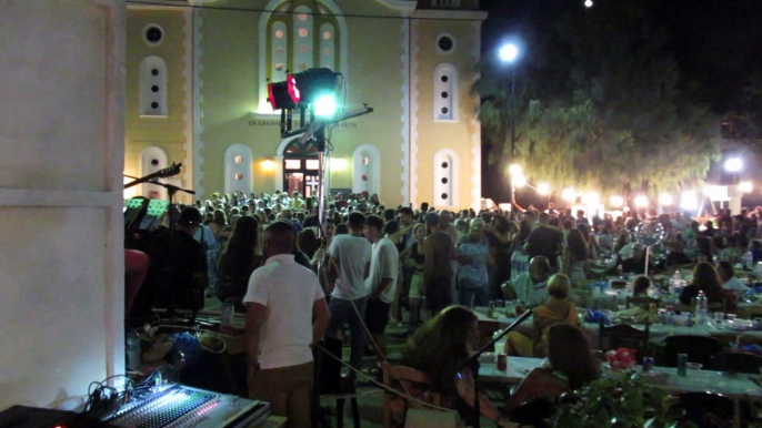 summer 2023, Ithaca, celebration in stauros for the transfiguration of the savior