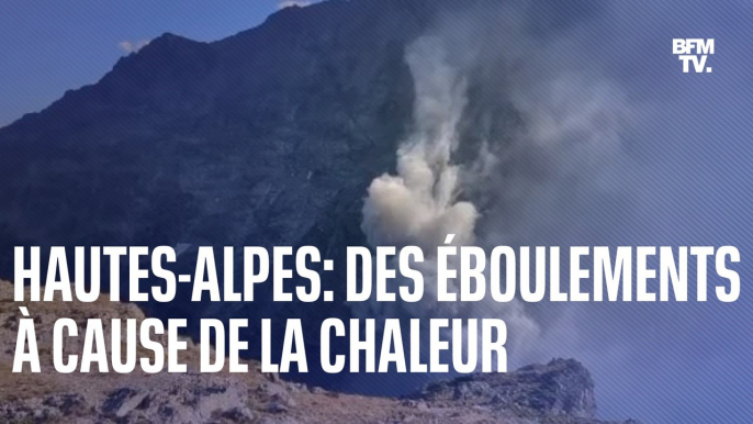 Hautes-Alpes: des éboulements observés dans le massif des Écrins à cause de la chaleur