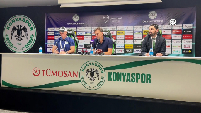 KONYA - TÜMOSAN Konyaspor-Gaziantep FK maçının ardından - Aleksandar Stanojevic