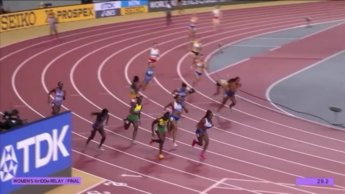 Championnats du monde - Richardson signe un doublé en or avec le relais féminin 4x100m