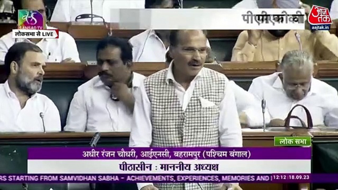 Adhir Ranjan attacks Modi govn in his Parliament speech