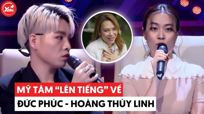 Mỹ Tâm từng lên tiếng về việc Đức Phúc "ngồi chung ghế giám khảo" với Hoàng Thùy Linh