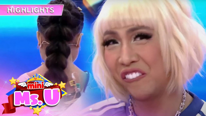 Vice Ganda and Anne were impressed by Mini Miss U Sanya's hair | It's Showtime Mini Miss U