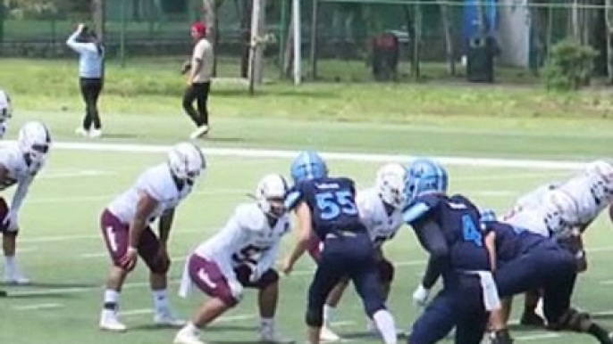 Boom, Bombazo y se va hasta Touchdown, onefa #touchdown #onefa #colleguefootball #highlights