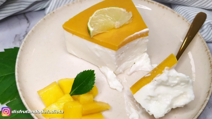 Tarta de Mango y Lima - Disfrutando de la Dieta