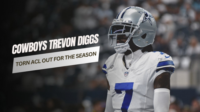 BREAKING: Dallas Cowboys Cornerback Trevon Diggs Suffers Torn ACL, Out For The Season