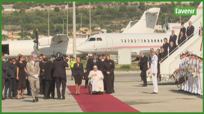 Le pape François est arrivé à Marseille