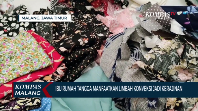 Keren! Ibu Rumah Tangga Ini Manfaatkan Limbah Konveksi Jadi Kerajinan