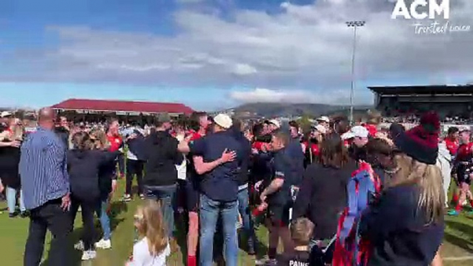 North Hobart celebrate development league premiership win