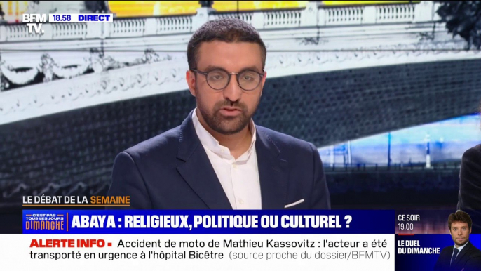 Abaya: "Essayer de nous faire croire que [l'Arabie Saoudite] ferait la promotion de ce vêtement, non pas au nom de l'islamisme, mais par passion de la mode, ce n'est pas acceptable", affirme Amine El-Khatmi