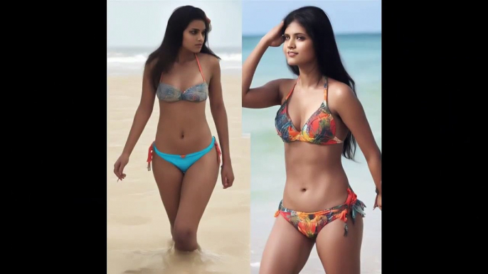 AI Generated Hottest Indian Models _ Indian Girls in bikini _ Hot Indian babes