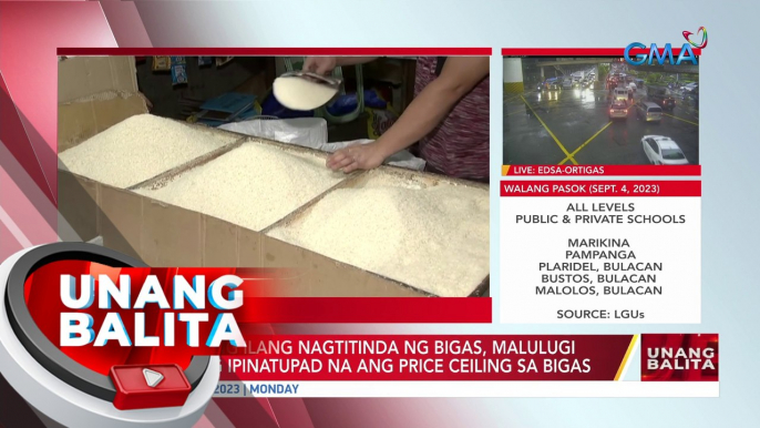 Reklamo ng ilang nagtitinda ng bigas, malulugi sila kapag ipinatupad na ang price ceiling sa bigas | UB