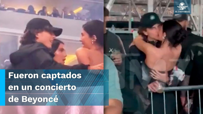 Con un beso, Kylie Jenner y Timothée Chalamet confirman noviazgo