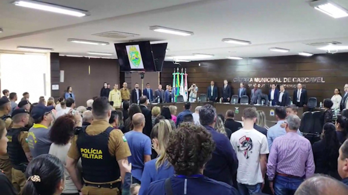 Militares são homenageados na Câmara de Vereadores de Cascavel